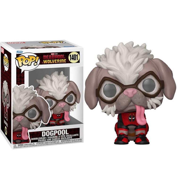 Funko Pop ! Marvel Studios - Deadpool & Wolverine (1401) Dogpool Figure 9Cm