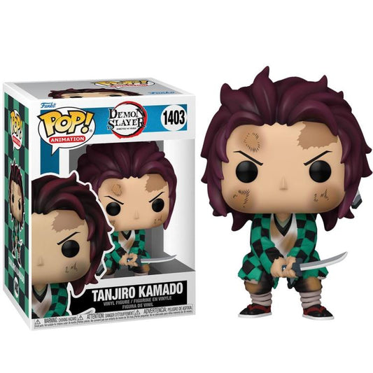 Funko Pop ! Animation Demon Slayer - (1403) Tanjiro Kamado (Training) Figure 9Cm