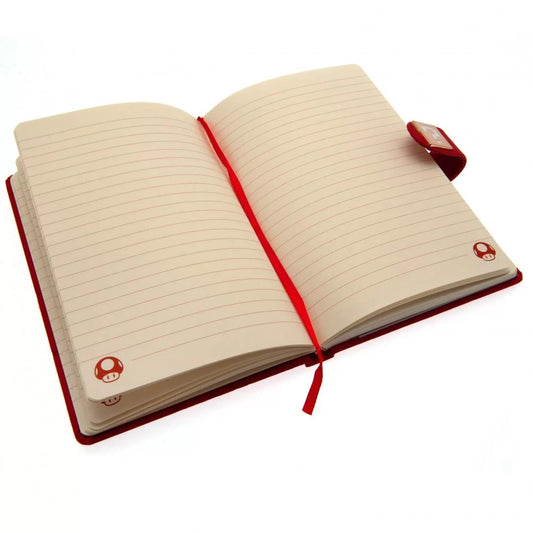 Pyramid Super Mario Bros Notebook A5 Premium Borgogna Quaderno Copertina Rigida