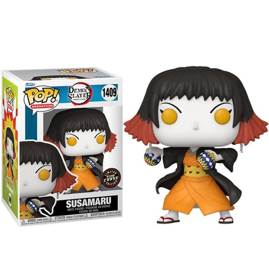 Funko Pop ! Animation Demon Slayer - (1409) Susamaru Chase Figure 9Cm Vinyl