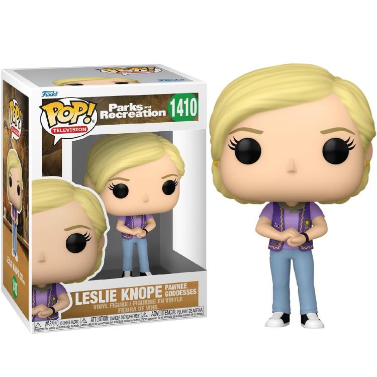 Funko Pop ! Television Parks And Recreation (1410) Leslie Knope Vinyl Figure 9Cm