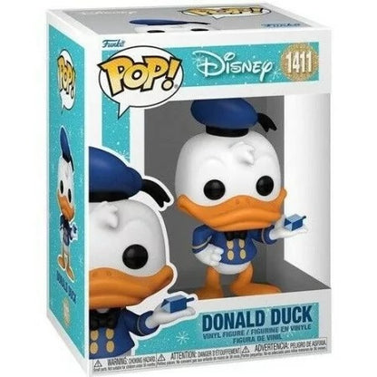 Funko Pop ! Disney Holiday - (1411) Donald Duck (Paperino) Vinyl Figure 9Cm