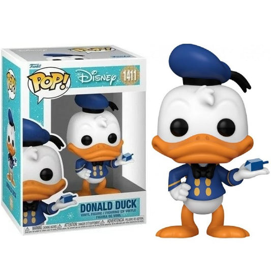 Funko Pop ! Disney Holiday - (1411) Donald Duck (Paperino) Vinyl Figure 9Cm