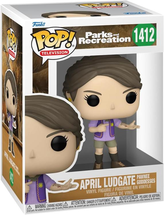 Funko Pop ! Television Parks And Recreation (1412) April Ludgate Vinyl Figure
