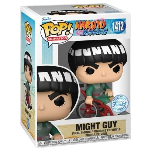 Funko Pop ! Animation Naruto Shippuden - (1412) Might Guy W / Wheelchair Special