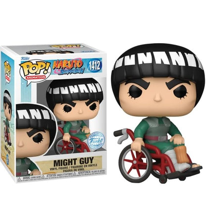 Funko Pop ! Animation Naruto Shippuden - (1412) Might Guy W / Wheelchair Special