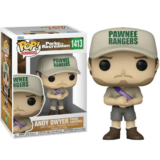Funko Pop! Television Parks And Recreation (1413) Andy Dwyer W/Sash Vinyl Figure