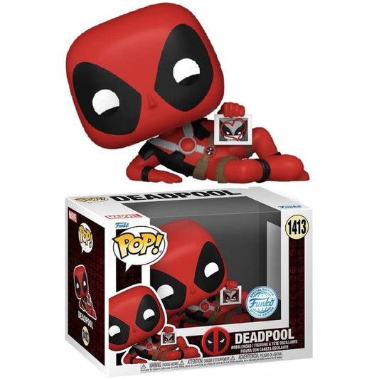 Funko Pop ! Marvel Deadpool (1413) Deadpool Hearts Wolverine Special Edition