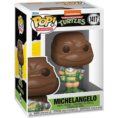 Funko Pop Television Tmnt Ninja Turtles (1417) Michelangelo Chocolate Tartarughe