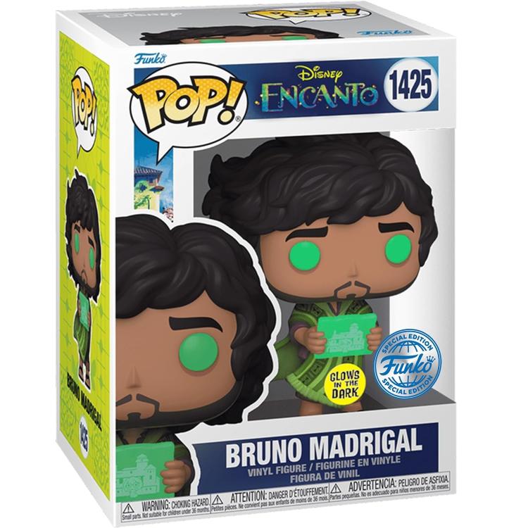 Funko Pop ! Disney Encanto (1425) Bruno Madrigal Glows In The Dark Figure Vinyl