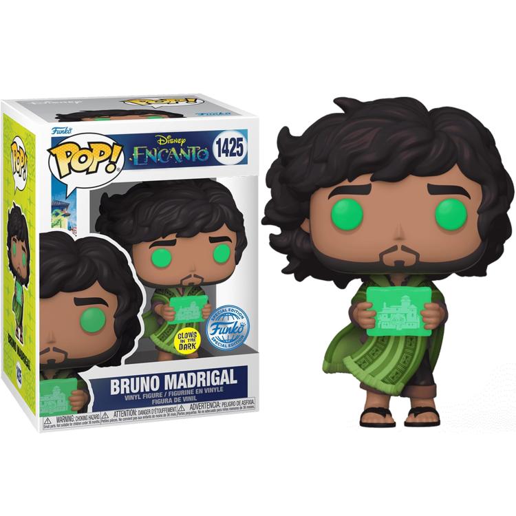 Funko Pop ! Disney Encanto (1425) Bruno Madrigal Glows In The Dark Figure Vinyl