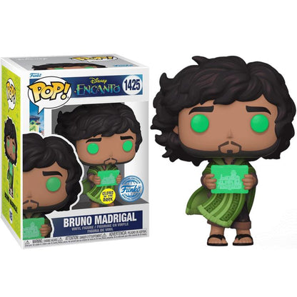 Funko Pop ! Disney Encanto (1425) Bruno Madrigal Glows In The Dark Figure Vinyl