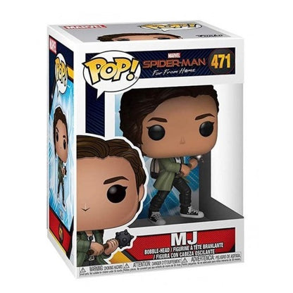 Funko Pop ! Marvel Spider Man Far From Home (471) Mj Vinyl Figure 9Cm Statua