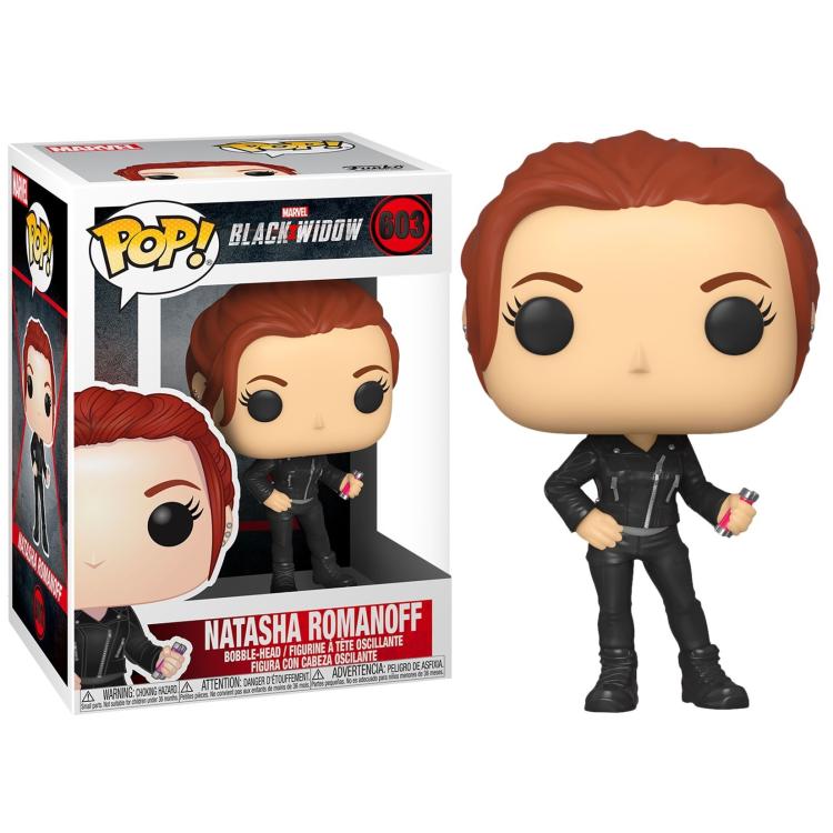 Funko Pop ! Marvel Black X Widow (603) Natasha Romanoff Vinyl Figure 9Cm