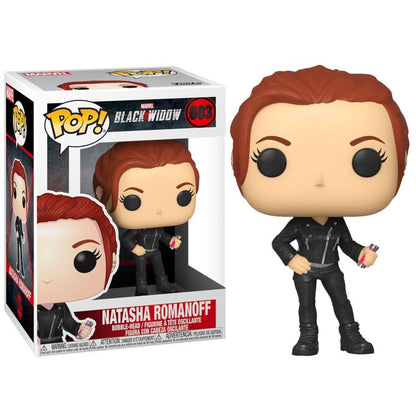 Funko Pop ! Marvel Black X Widow (603) Natasha Romanoff Vinyl Figure 9Cm