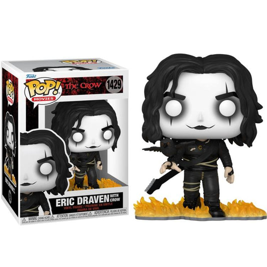 Funko Pop ! Movies The Crow - (1429) Eric Draven W/ Crow Figure 9Cm "Il Corvo"