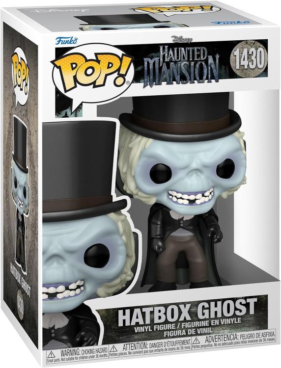 Funko Pop ! Disney Haunted Mansion (1430) Hatbox Ghost Vinyl Figure 9Cm