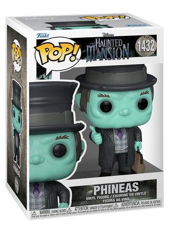 Funko Pop ! Disney Haunted Mansion - (1432) Phineas Vinyl Figure 9Cm