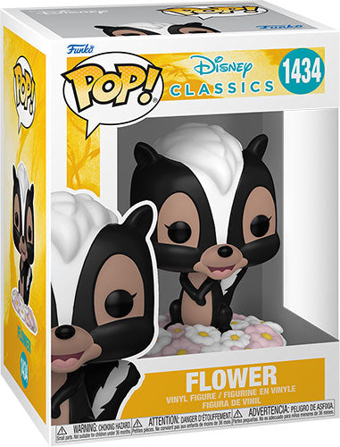 Funko Pop ! Disney Classic Bambi - (1434) Flower Figure Fiore La Puzzola 9Cm