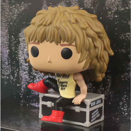 Funko Pop ! Albums - Bon Jovi Cover (68) Slippery When Wet Vinyl Figure 9Cm