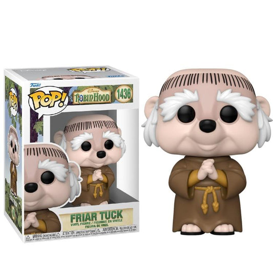 Funko Pop ! Disney Robin Hood - (1436) Friar Tuck Vinyl Figure Fra Tac 9Cm Nuovo