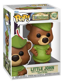 Funko Pop ! Disney Robin Hood (1437) Little Jon Vinyl 9 Cm Figure Da Collezione