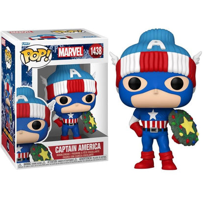 Funko Pop ! Marvel - (1438) - Capitain America - Collect Them All! - Christmas