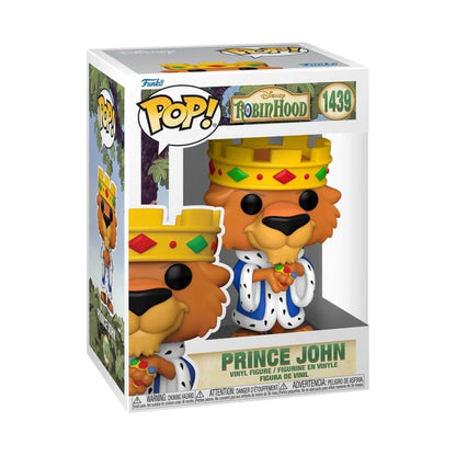 Funko Pop ! Disney Robin Hood -(1439) Prince John Vinyl Figure Pirncipe Giovanni