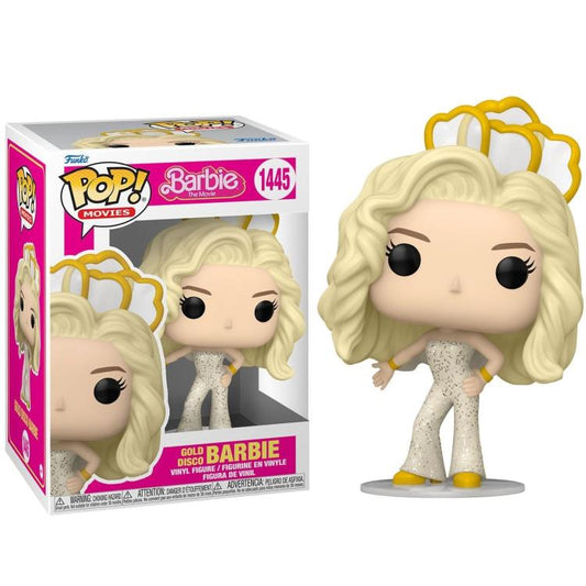 Funko Pop ! Movies Barbie - (1445) Gold Disco Barbie (Dance Party) Vinyl Figure