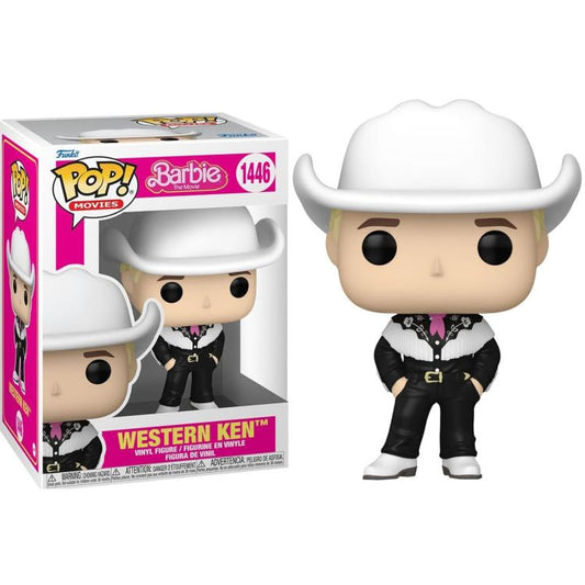 Funko Pop ! Movies Barbie - (1446) Western Ken Vinyl Figure 9Cm Barbi Collection