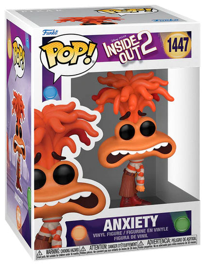 Funko Pop ! Disney Inside Out 2 - (1447) Anxiety Vinyl Figure Ansia 9Cm In Stock