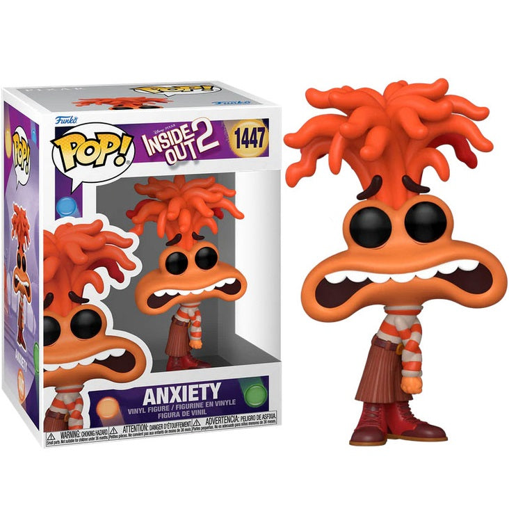 Funko Pop ! Disney Inside Out 2 - (1447) Anxiety Vinyl Figure Ansia 9Cm In Stock