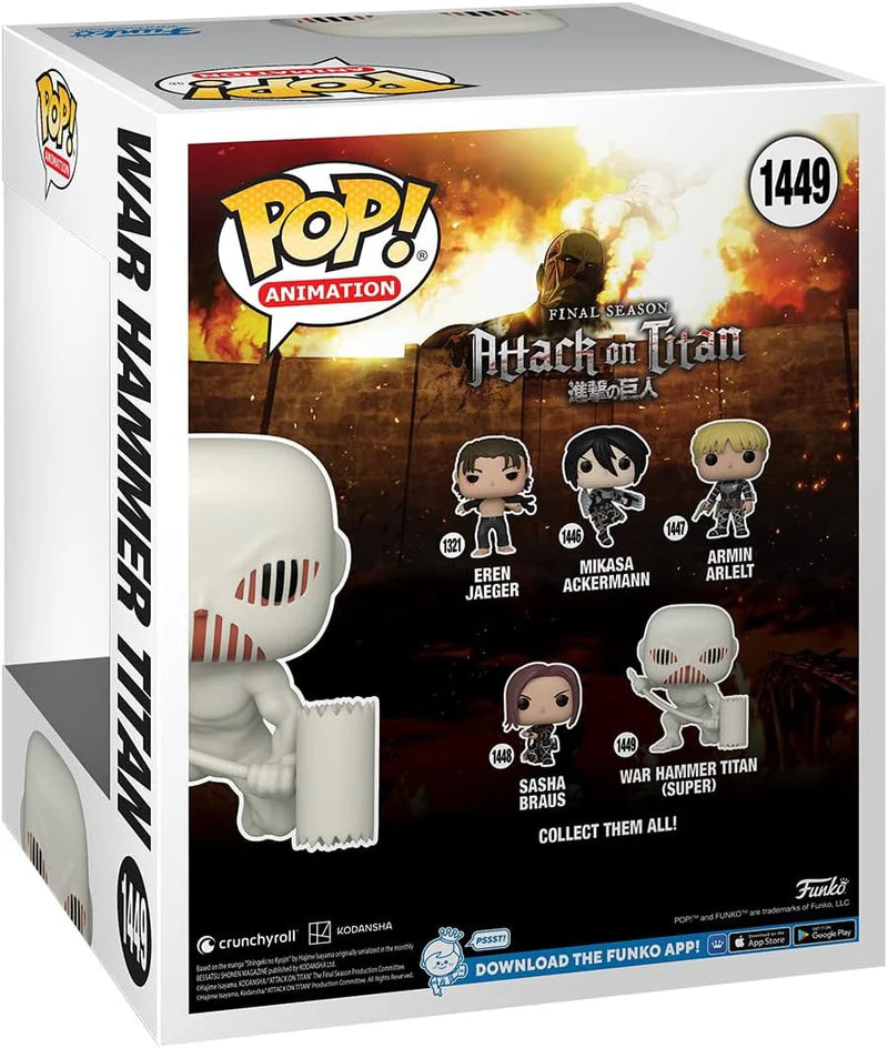 Funko Pop ! Animation Attack On Titan S5 - (1449) War Hammer Titan 15Cm A.O.T.