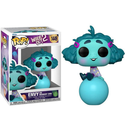 Funko Pop ! Disney Inside Out 2 - (1449) Envy On Memory Orb Figure Invidia 9Cm