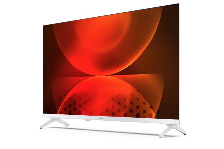 Sharp - Smart Tv 32" Android Led Frameless Hd Wi-Fi Chromecast 32Fh2Ew - Bianco