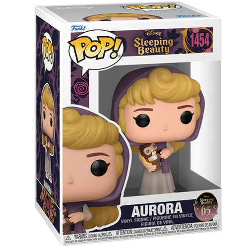 Funko Pop ! La Bella Addormentata 65Th (1454) Aurora W/Owl Sleeping Beauty 9Cm