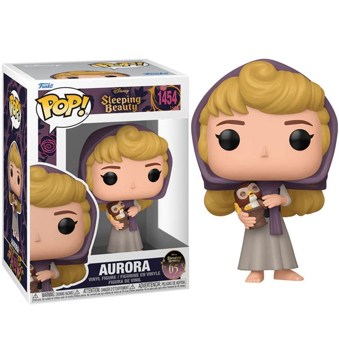 Funko Pop ! La Bella Addormentata 65Th (1454) Aurora W/Owl Sleeping Beauty 9Cm