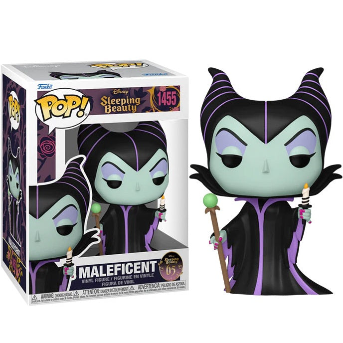 Funko Pop ! La Bella Addormentata 65Th (1455) Maleficent Strega Sleeping Beauty