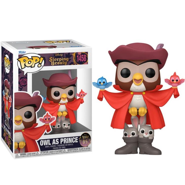 Funko Pop ! La Bella Addormentata 65Th (1458) Owl As Prince Figure 9Cm Principe