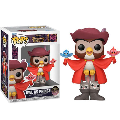 Funko Pop ! La Bella Addormentata 65Th (1458) Owl As Prince Figure 9Cm Principe