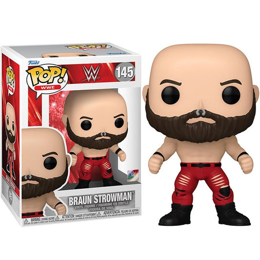 Funko Pop ! Wwe - (145) Braun Strowman Wrestling Vinyl Figure 9Cm Da Collezione
