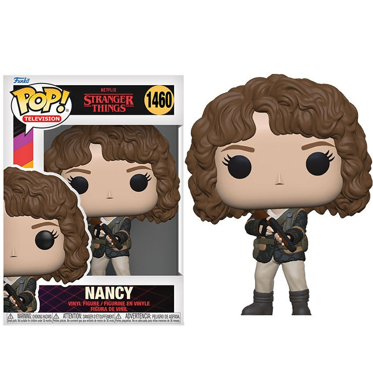 Funko Pop ! Television Netflix Stranger Things S4 (1460) Nancy W/Shotgun Vinyl