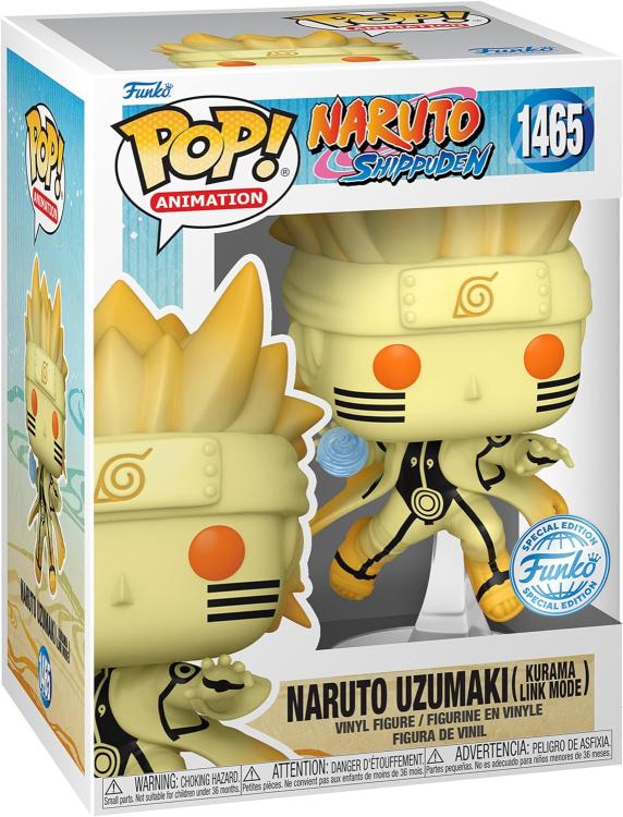 Funko Pop ! Animation Naruto Shippuden - (1465) Naruto Kurama Link Mode Special