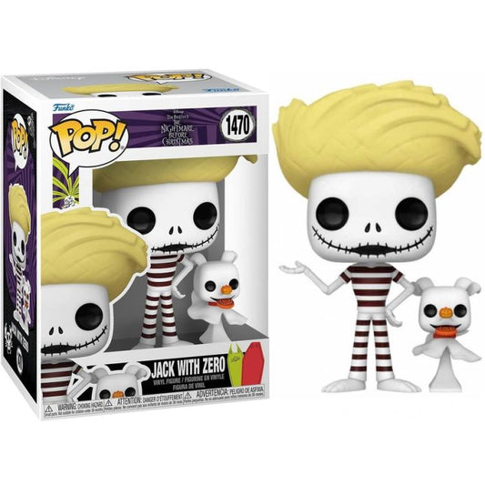 Funko Pop ! Nightmare Before Christmas - (1470) Jack Skellington W/Zero Beach