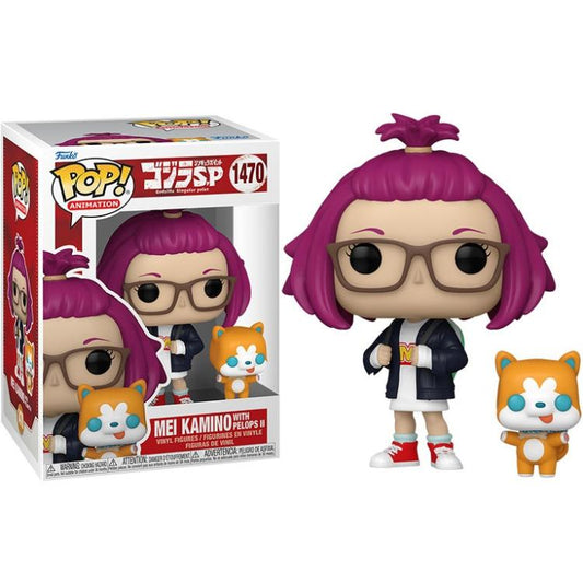 Funko Pop ! Animation Godzilla Singular Point (1470) Mei Kamino W/ Pelops Figure
