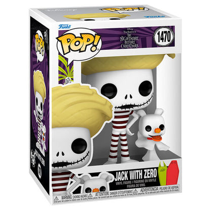Funko Pop ! Nightmare Before Christmas - (1470) Jack Skellington W/Zero Beach