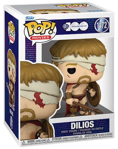 Funko Pop ! Movies Warner Bros 300 - (1472) Dilios Vinyl Figure 9 Cm - Film 300
