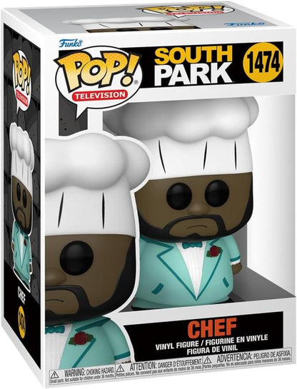 Funko Pop ! Television South Park (1474) Chef In Suit Vinyl Figure 9Cm