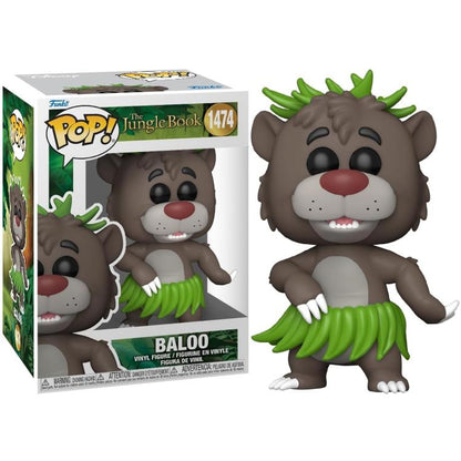 Funko Pop ! The Jungle Book (1474) Baloo Figure Vinyl 9Cm Il Libro Della Giungla