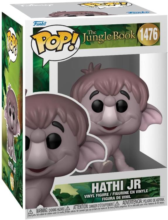 Funko Pop ! The Jungle Book (1476) Hathi Jr. Figure Vinyl Il Libro Della Giungla